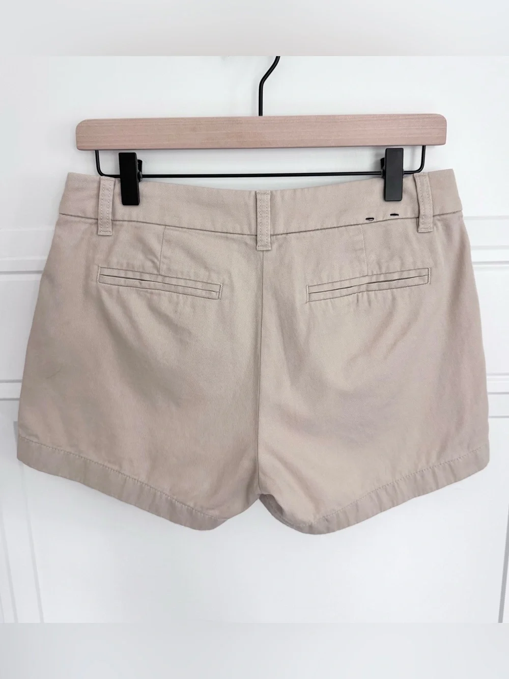 J. Crew Women's Chino Shorts in Light Beige, Size 2